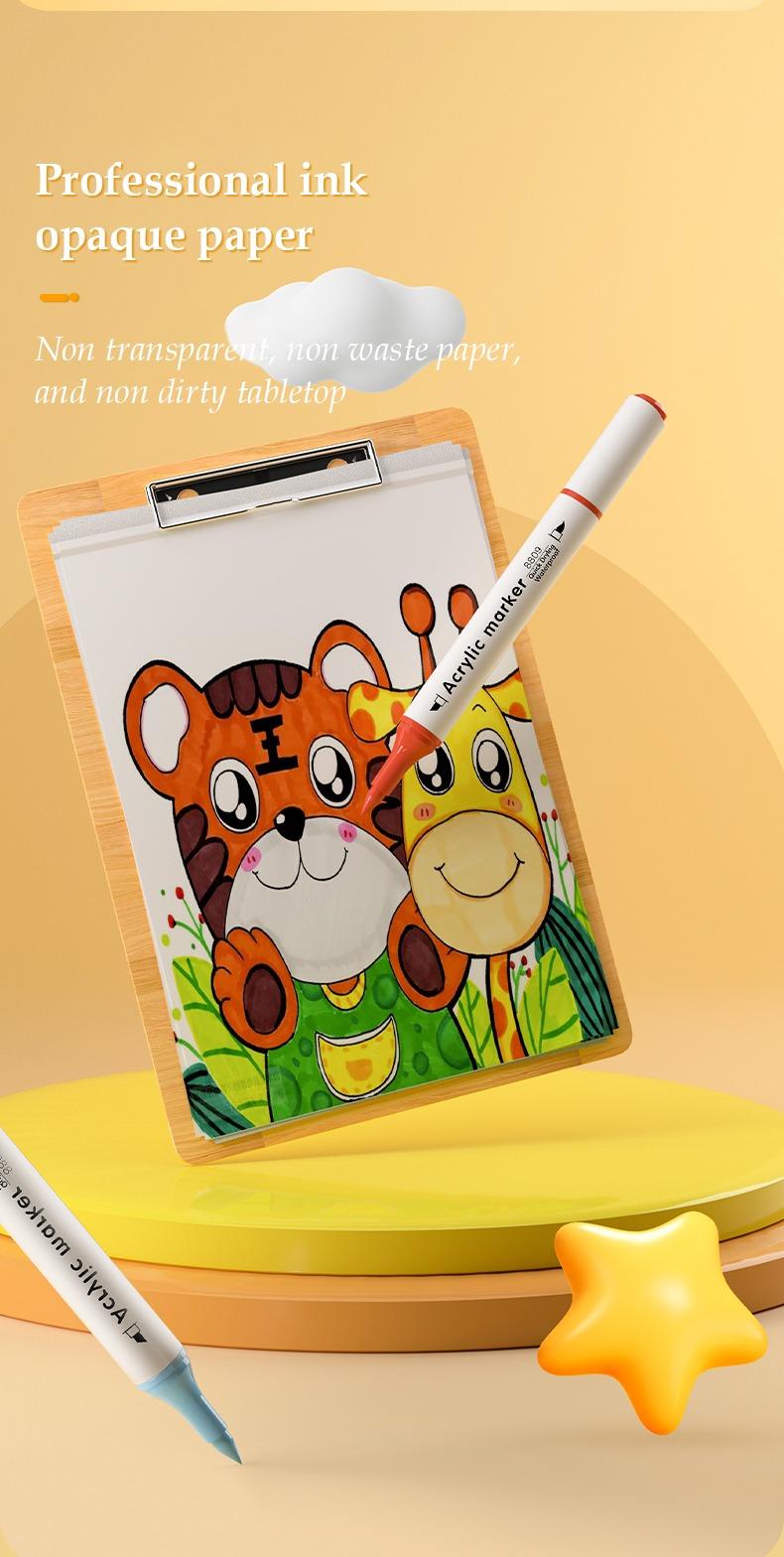 fiber nib-Double Headed Children'S Painting Pen