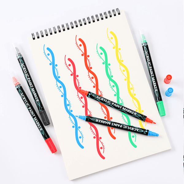 Gouache Acrylic Coloring Marker Pen