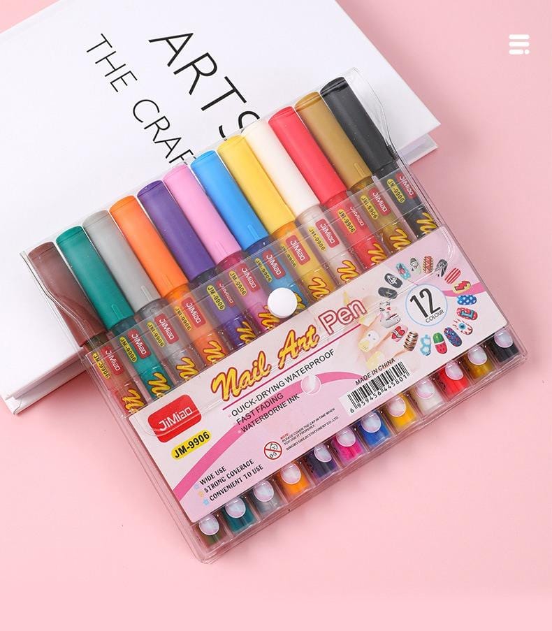 Nail Art Coloring Marker Pens