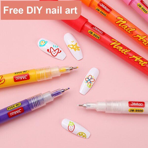 Nail Art Coloring Marker Pens