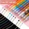 Nail Art Coloring Marker Pens