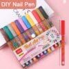 Nail Art Coloring Marker Pens