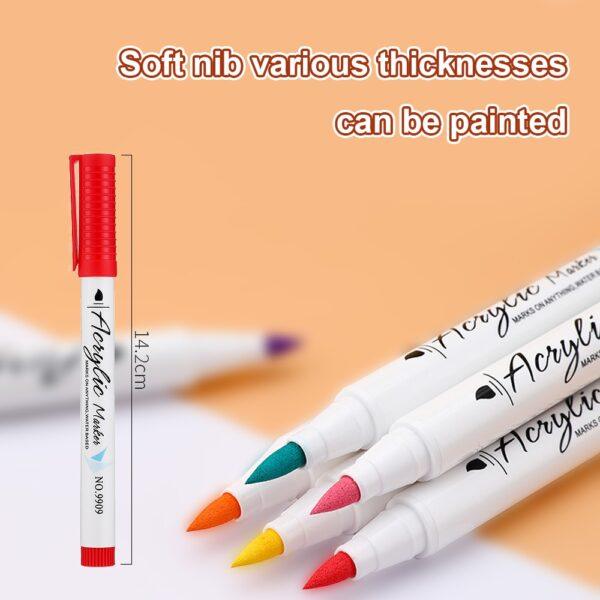 Soft-headed Acrylic Coloring Marker