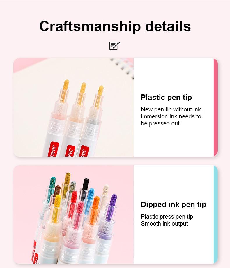 craftsmanship-Valve Acrylicc Coloring Marker Pen 