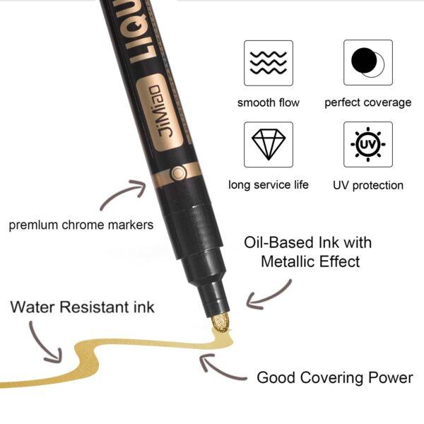 Waterproof Acrylic Markers Set