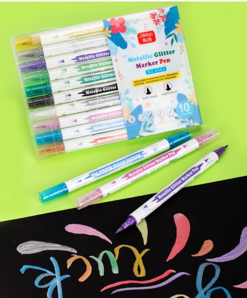 double-headed colorful markers set