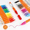 Acrylic marker 24 colors 0.7mm children's art DIY graffiti pen