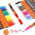 Acrylic marker 24 colors 0.7mm children's art DIY graffiti pen