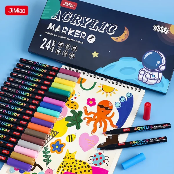 Acrylic Coloring Marker Pens Set 0.7mm