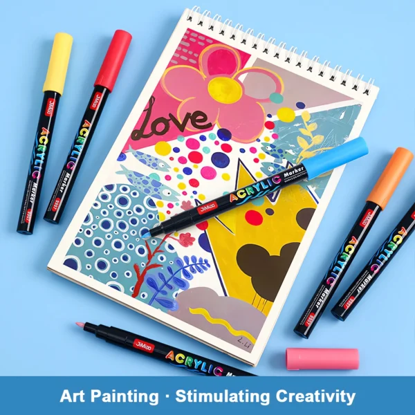 Acrylic Coloring Marker Pens Set 0.7mm