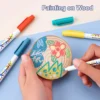 Acrylic Marker Pens Set Morandi Colors Waterproof