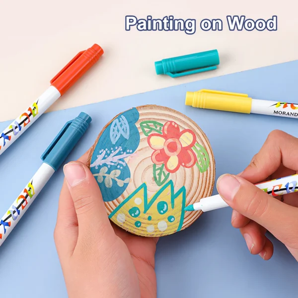 Acrylic Marker Pens Set Morandi Colors Waterproof