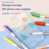 Acrylic Marker Pens Set Morandi Colors Waterproof