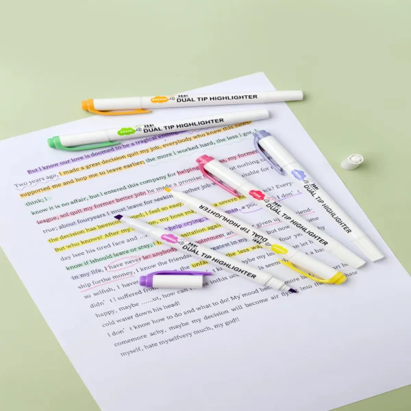 Double Ended Color Changing Highlighter Pen