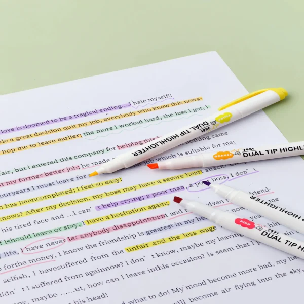 Double Ended Color Changing Highlighter Pen