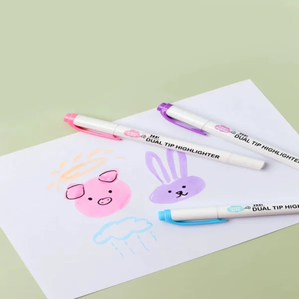 Double Ended Color Changing Highlighter Pen