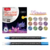 Double-Headed Metallic Acrylic Marker Pens Set