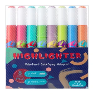 Double ended Fluorescent Color Stacking Marker