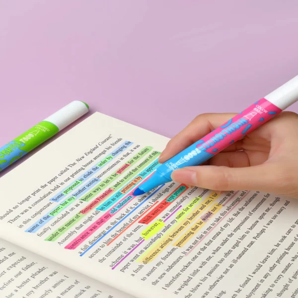 Double ended Fluorescent Color Stacking Marker