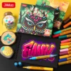 Double-headed Valve Acrylic Coloring Marker Pens