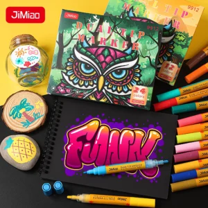 Double-headed Valve Acrylic Coloring Marker Pens