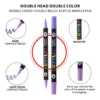 Double headed acrylic coloring marker pens set