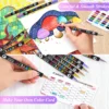 Double headed acrylic coloring marker pens set