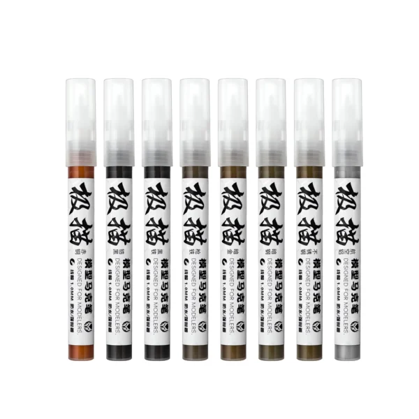 Mecha Model Marker Pen Metal Colors