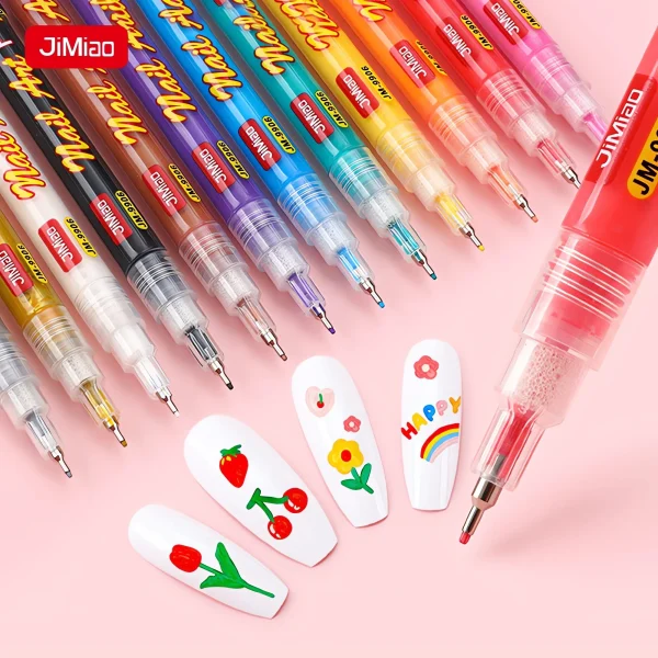 Nail Art Coloring Pens Set for Drawing