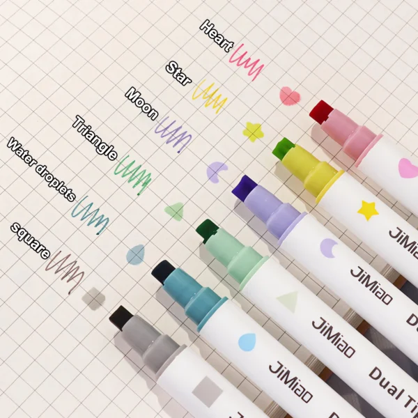 Stamp Coloring Marker Pens Set