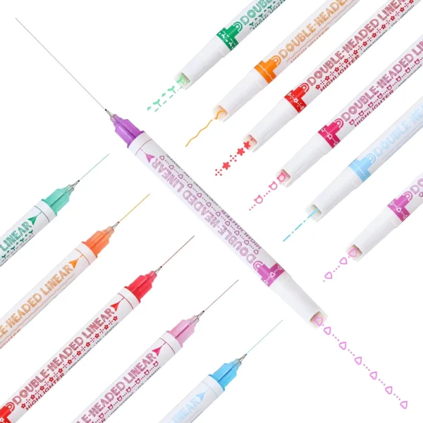 Curve Highlighter Coloring Marker Pens Set