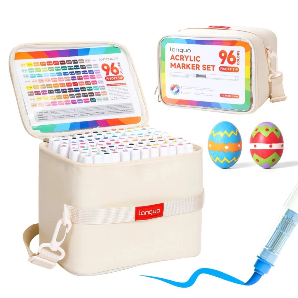 Direct Liquid Style Acrylic Marking Pen Set-96colors-1