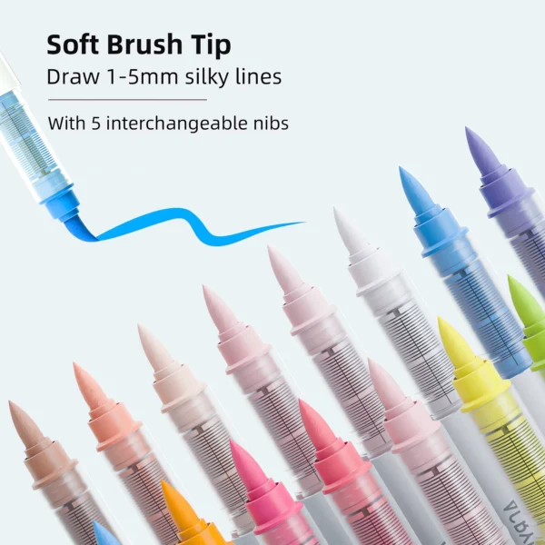 Direct Liquid Style Acrylic Marking Pen Set-96colors-3