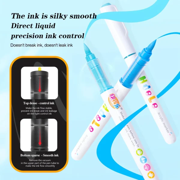 Direct liquid soft-tip acrylic marker-19