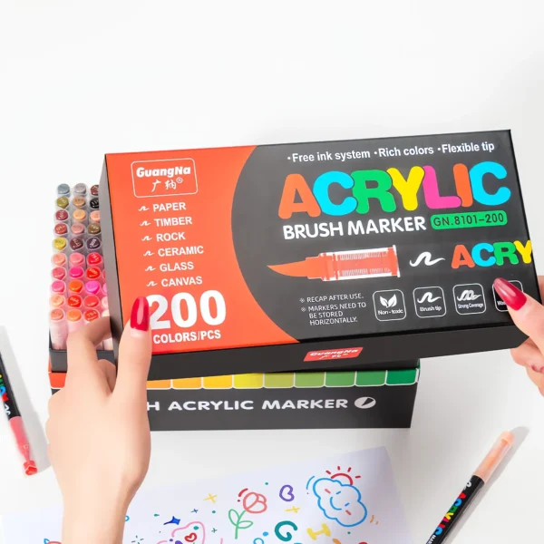 Direct liquid type propylene pen set-200colors-08