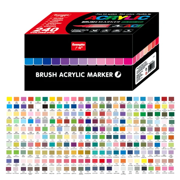 Direct liquid type propylene pen set-240colors-03