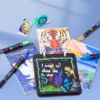 Double-headed direct-flow single-color acrylic pen set-03