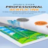 Double-headed direct-flow single-color acrylic pen set-17