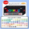 Double-headed direct-flow single-color acrylic pen set-30