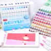 Double-headed direct-flow two-color acrylic pen, 11 color series-10