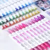 Double-headed direct-flow two-color acrylic pen, 11 color series-11
