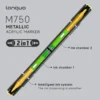 Double headed metal straight liquid acrylic marker pen cross-border-13