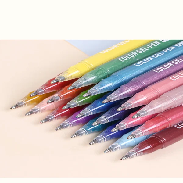 Glitter Effect Drawing Pens Set-02