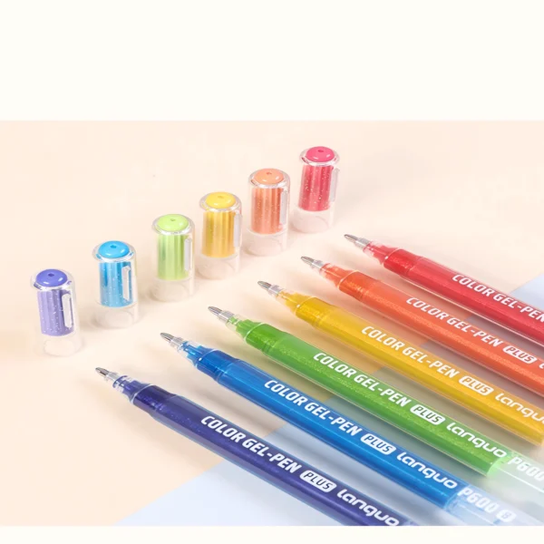 Glitter Effect Drawing Pens Set-04