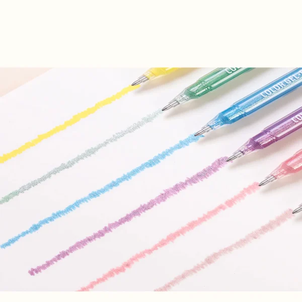 Glitter Effect Drawing Pens Set-05