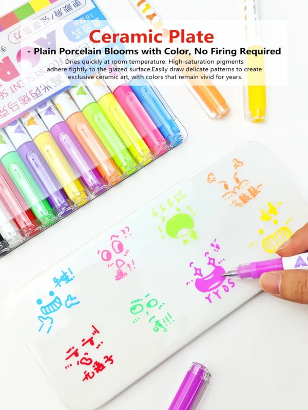 Hard headed straight liquid acrylic marker pen-04