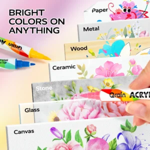 Acrylic-Paint-Marker-Set-72-Colors-Brush-Tip-2