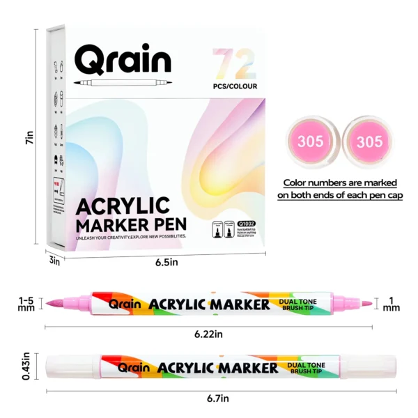 Acrylic-Paint-Marker-Set-72-Colors-Brush-Tip-4 Acrylic-Paint-Marker-Set-72-Colors-Brush-Tip-4